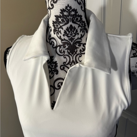 Loft Cropped Polo Shirt NWT - Picture 3 of 8